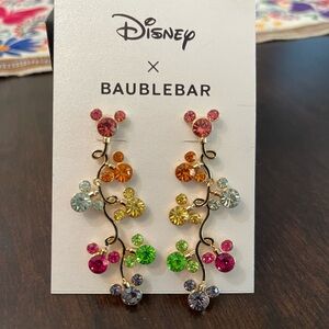 BaubleBar Christmas Mickey Earrings